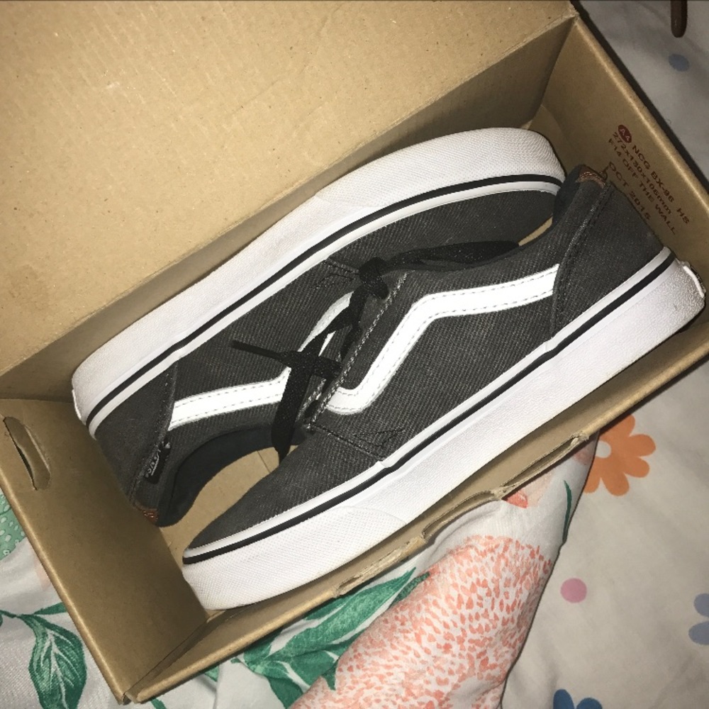 Gray Old school Vans